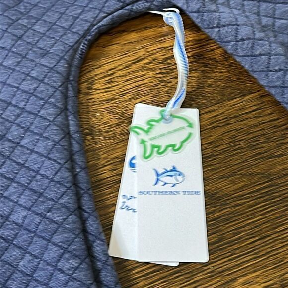 NWT Southern Tide long Sleeve Mellie MockNeck Sweatshirt in Nautical Nacy - XS - Picture 2 of 9